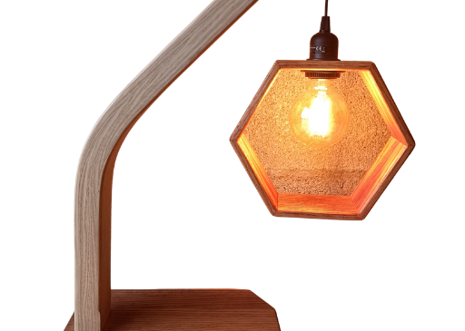 Lampe en bois massif Lampe en bois massif