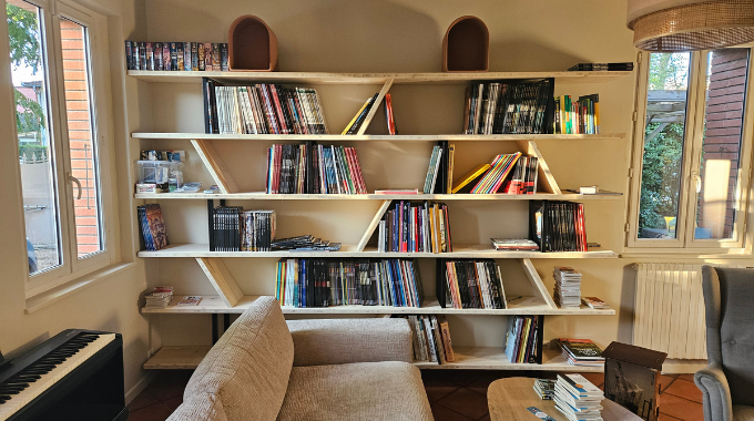 bibliothèque mural sur mesure