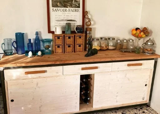buffet en bois sur mesure