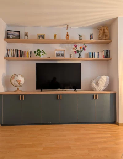 meuble tv avec rangement sur mesure